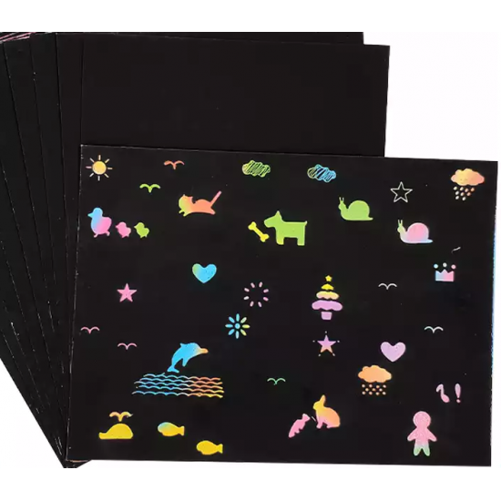 Scratch paper set A5 (includes 20 sheets of A5 scratch paper, 4